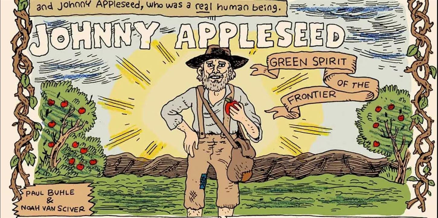 Johnny Appleseed spreads his seed comic like a social swinger at a club