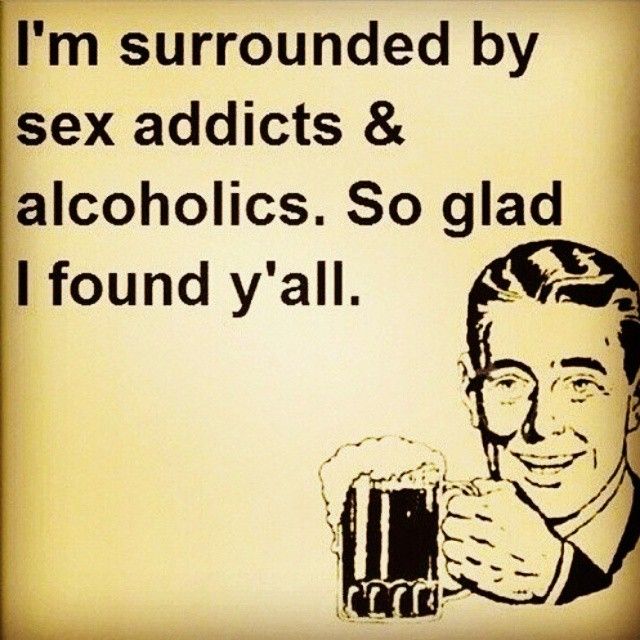 sex addicts and alcoholics swinger meme