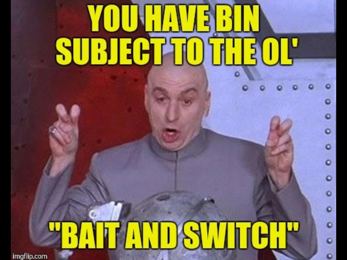 Bait and Switch Austin Powers meme