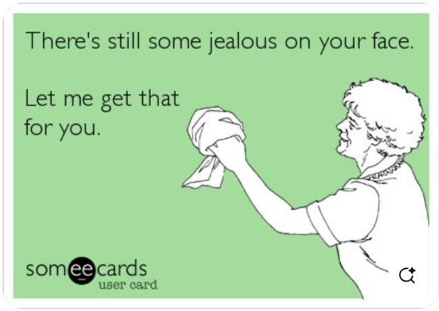 jealousy in swinging funny meme