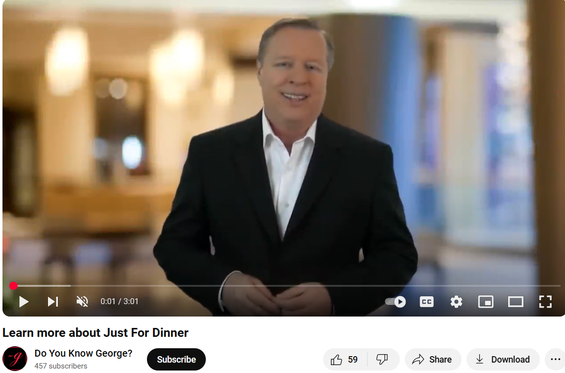 Just for Dinner review video